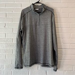 Columbia Heather Gray Quarter Zip